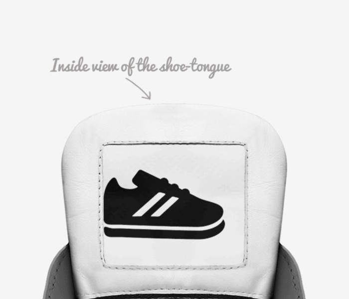 Bata custom made in Italy shoes by Abdul Hadi | Tongue view