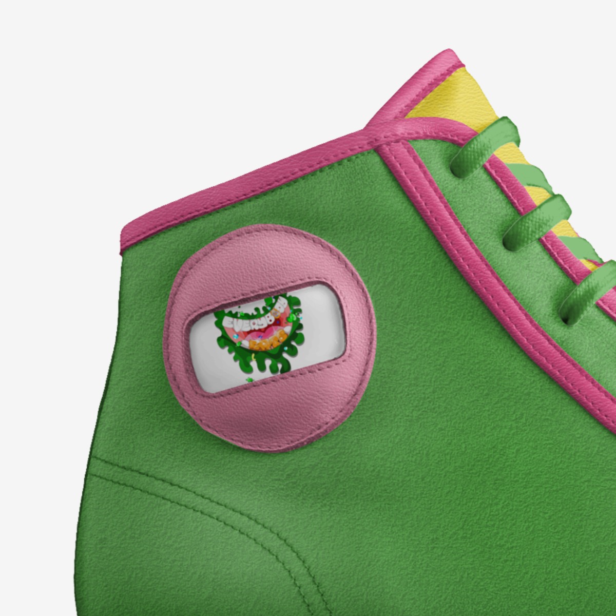 Big fella brand custom made in Italy shoes by Malik Jordan | Detail view
