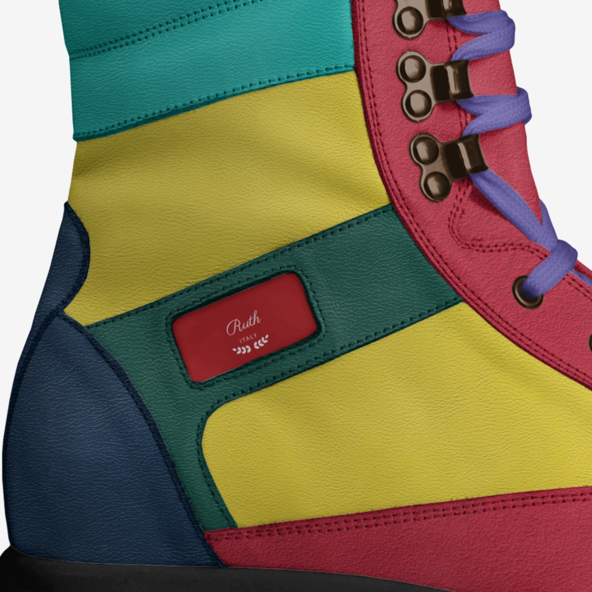 Ruth custom made in Italy shoes by Ruth Lowery | Detail view