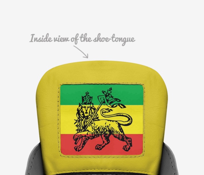Zion custom made in Italy shoes by Scott Thomas | Tongue view