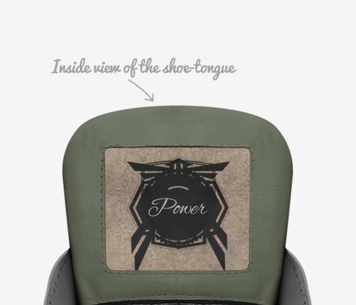 power custom made in Italy shoes by Corey Yount | Tongue view