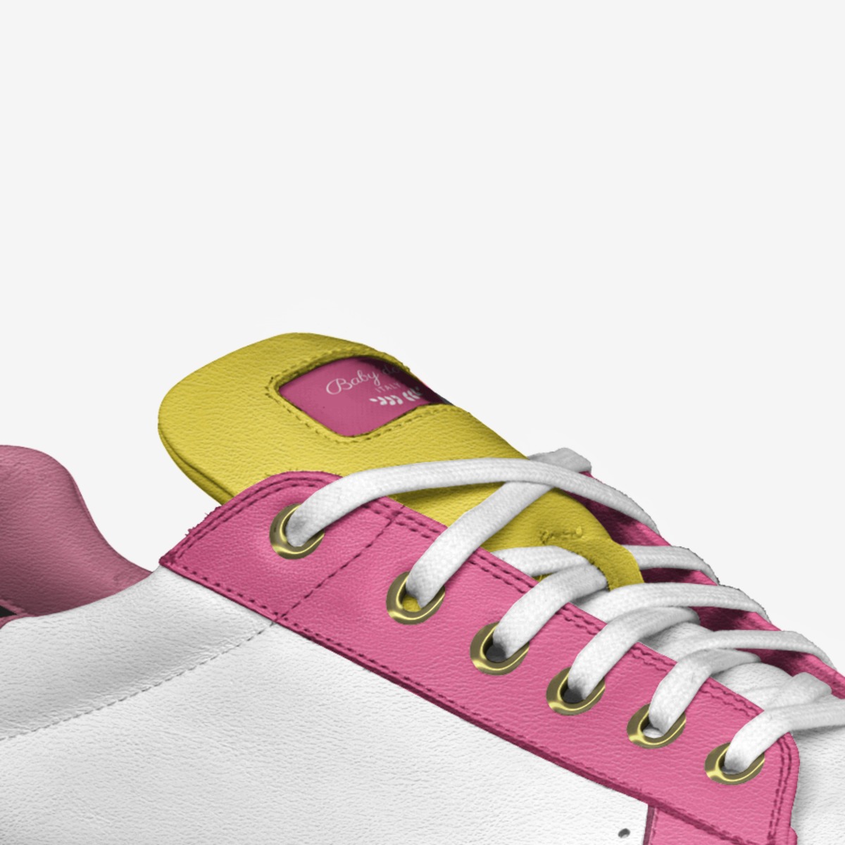 Baby doll custom made in Italy shoes by Albaby Doll | Detail view