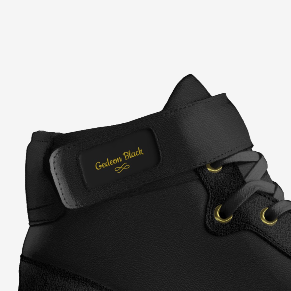 Gedeon Black custom made in Italy shoes by Bls Footwear | Detail view
