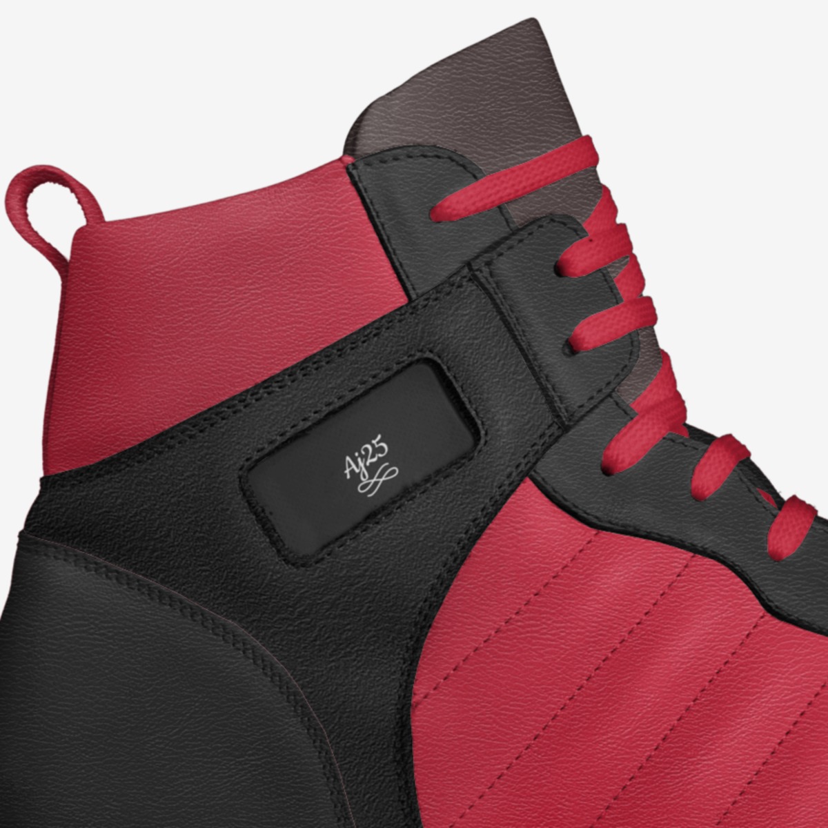 Aj25 custom made in Italy shoes by Anthony Johnson | Detail view