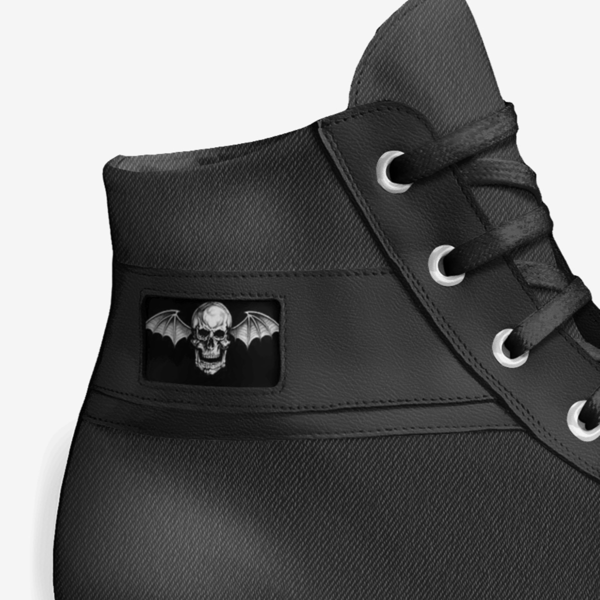 Custom A7X custom made in Italy shoes by Ahmad Zafri Zaryme | Detail view