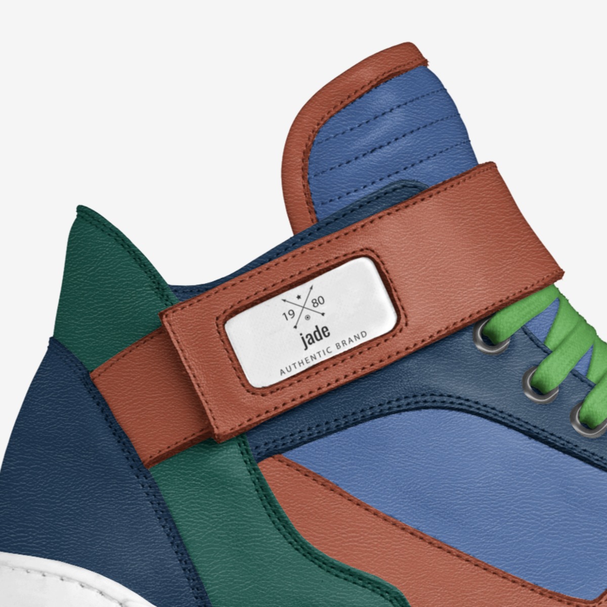 jade custom made in Italy shoes by Matt | Detail view