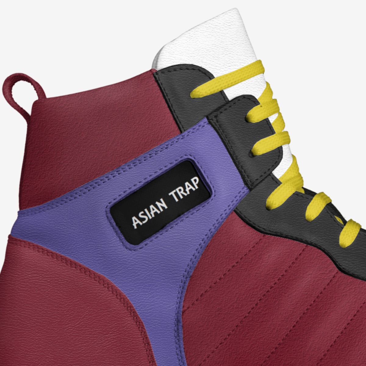 Hyke Sneakers custom made in Italy shoes by Djibril Mounanah | Detail view