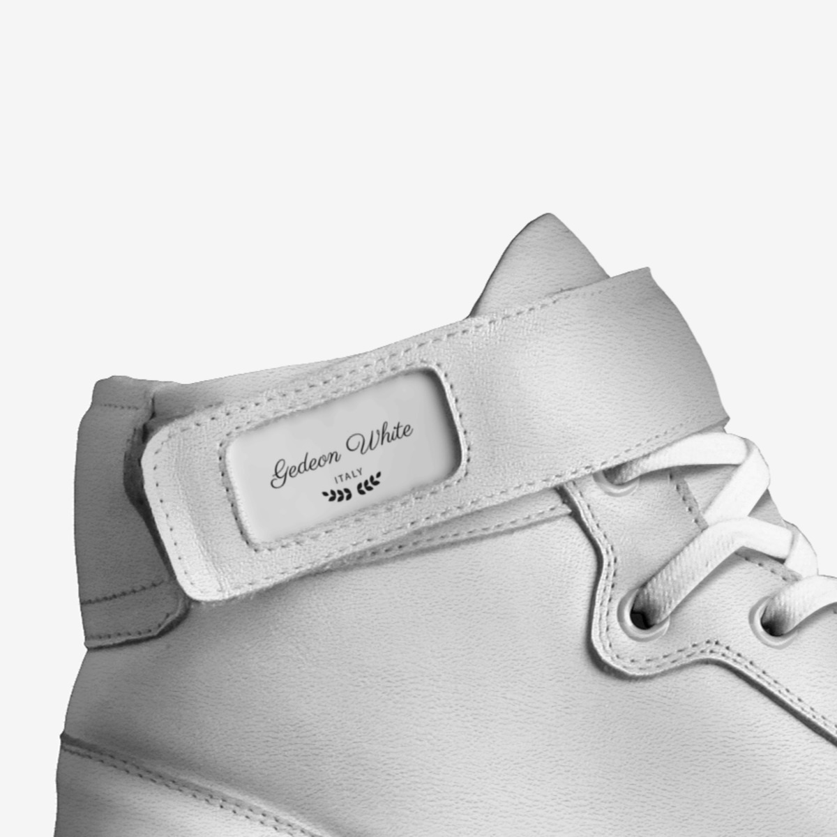Gedeon White custom made in Italy shoes by Bls Footwear | Detail view