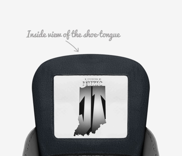 J Tizzle Muzic custom made in Italy shoes by J Tizzle | Tongue view