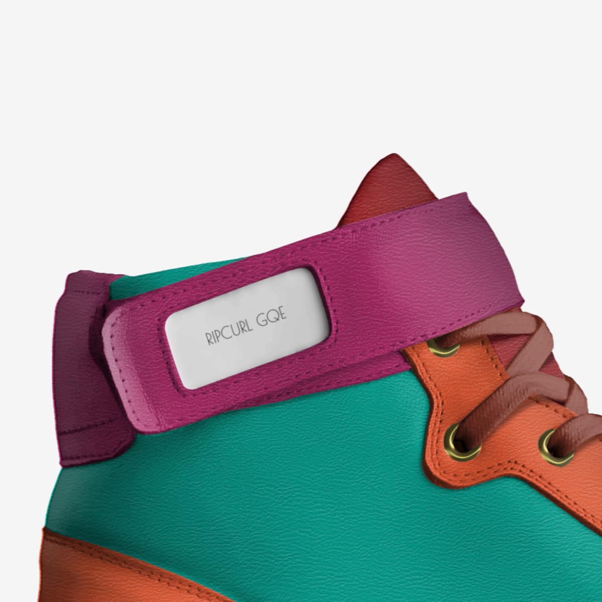 ripcurl GQE custom made in Italy shoes by Gunnar Tomm | Detail view