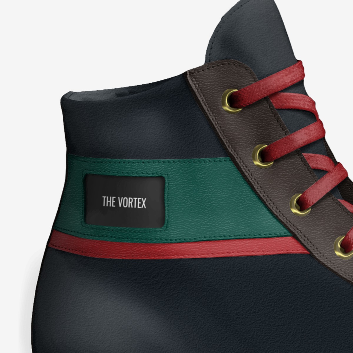 The Vortex custom made in Italy shoes by Melanie Walsh | Detail view