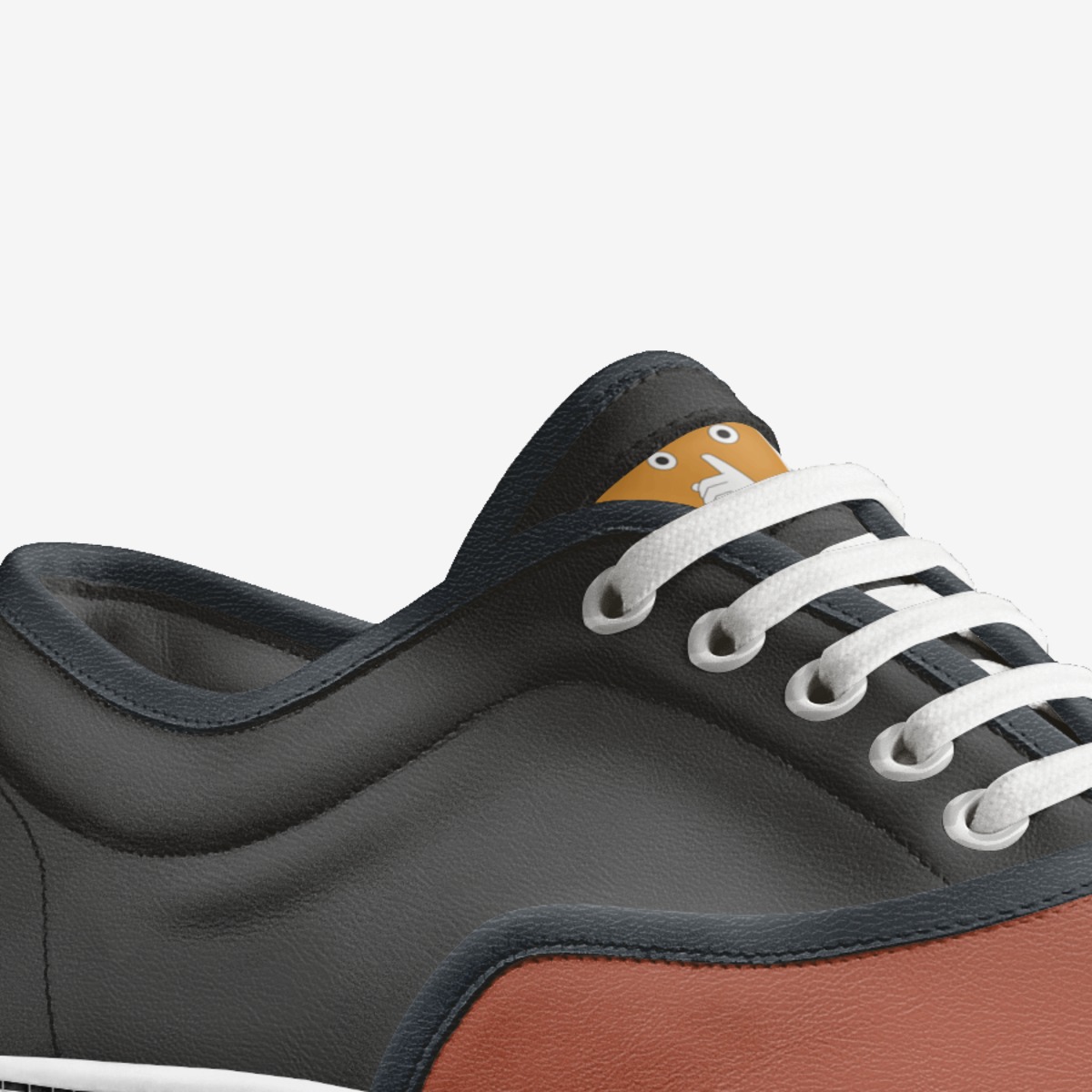 Sneake custom made in Italy shoes by Thomas Desmet | Detail view