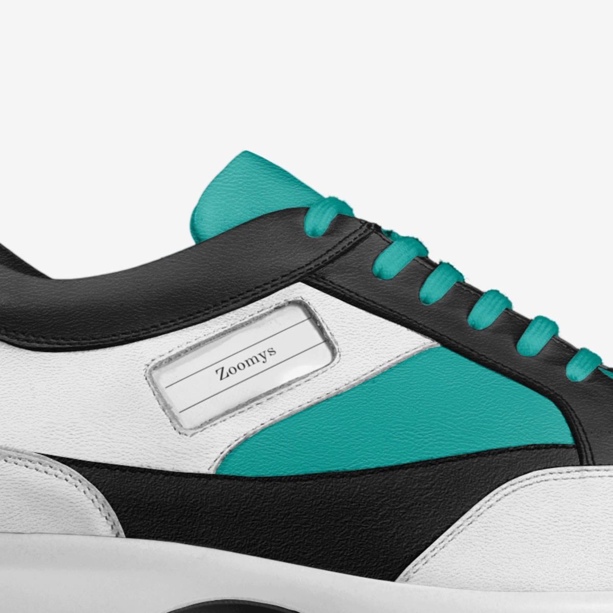Zoomys custom made in Italy shoes by Coralee Poltorak | Detail view