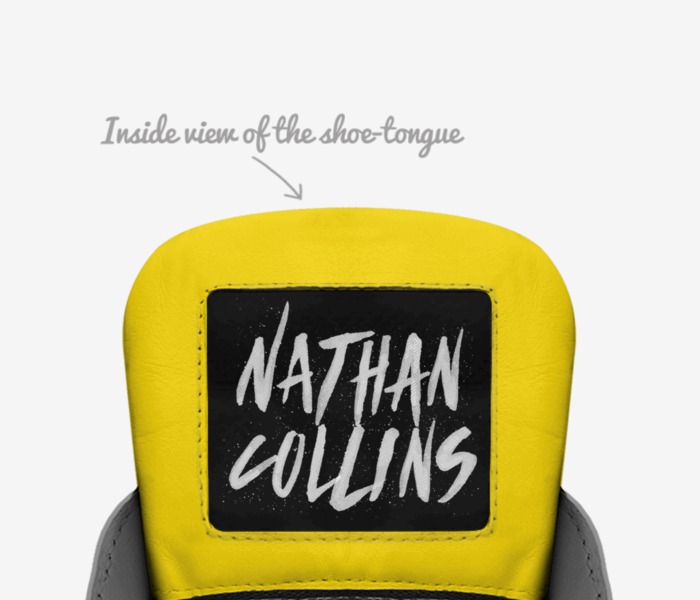 NTC LIFE STYLES custom made in Italy shoes by Nathan Collins | Tongue view