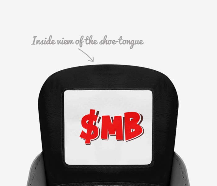 $MB custom made in Italy shoes by Chris | Tongue view