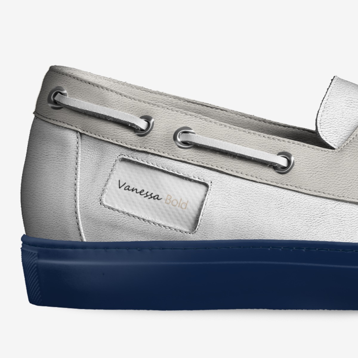 Sailor Boat Shoes custom made in Italy shoes by Vanessa K | Detail view