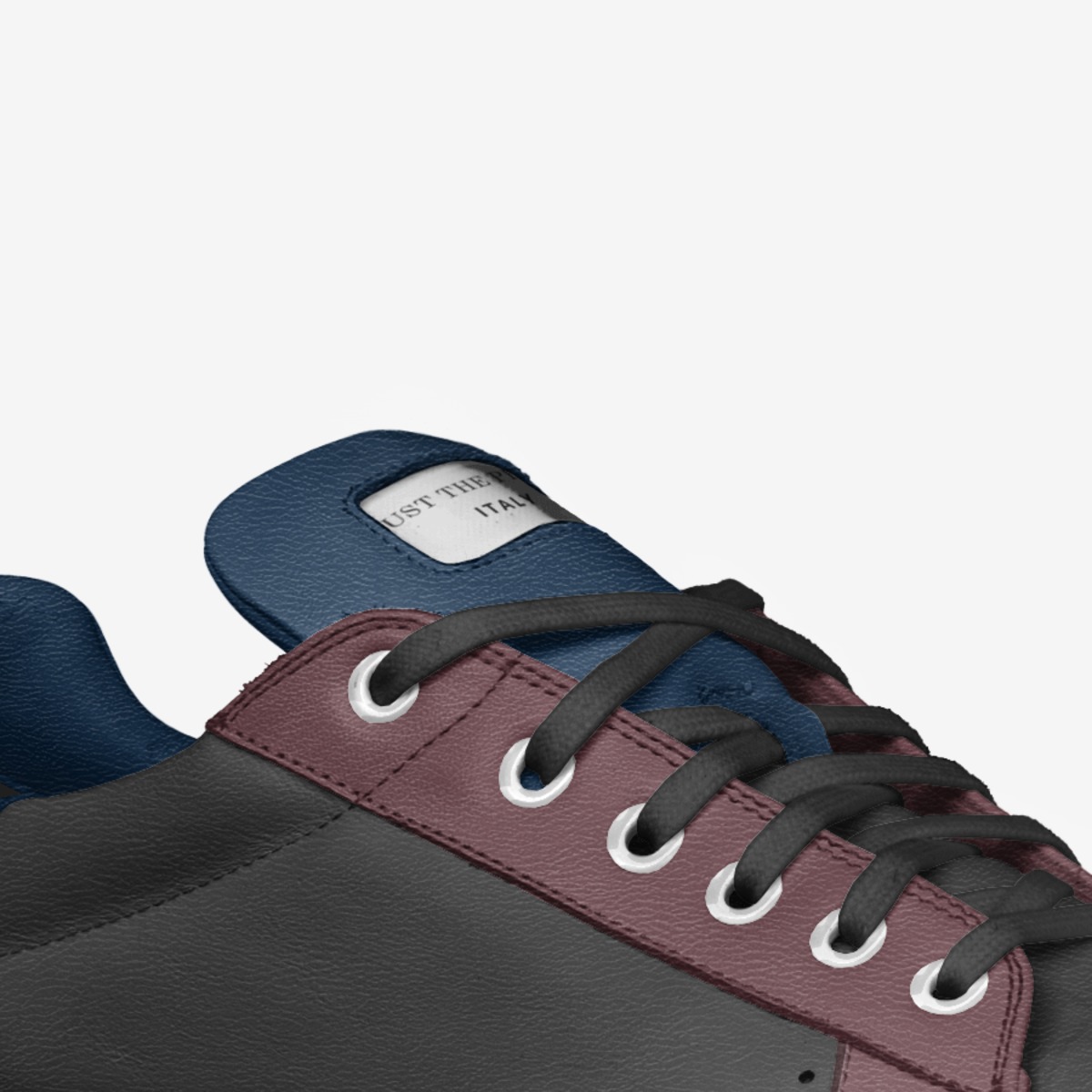 kiks custom made in Italy shoes by Nicholas Love | Detail view