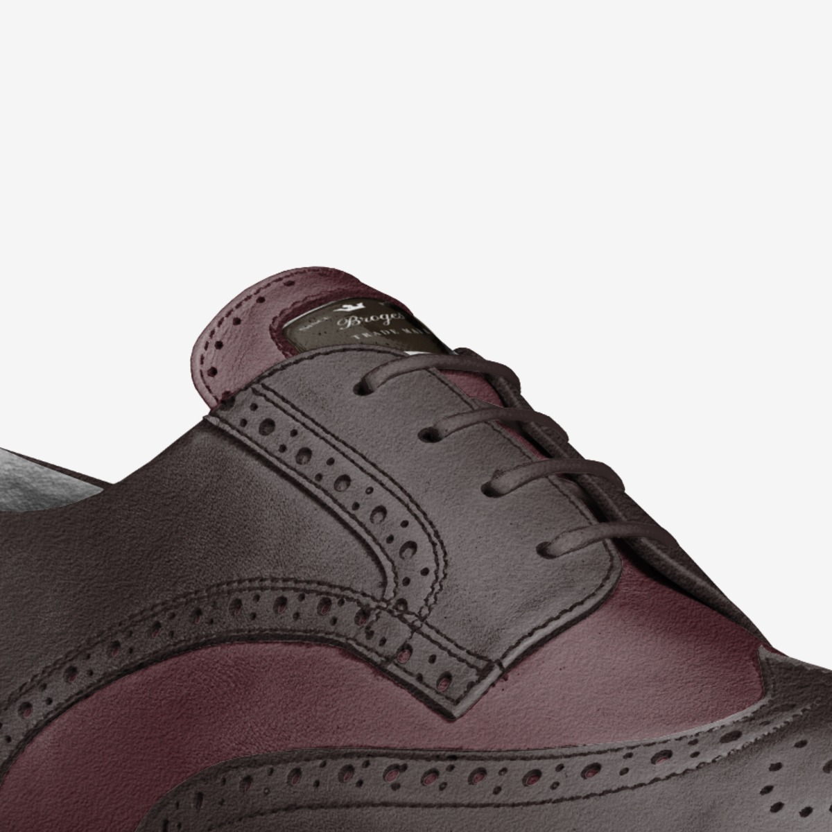 Broges custom made in Italy shoes by Jason Brogan | Detail view
