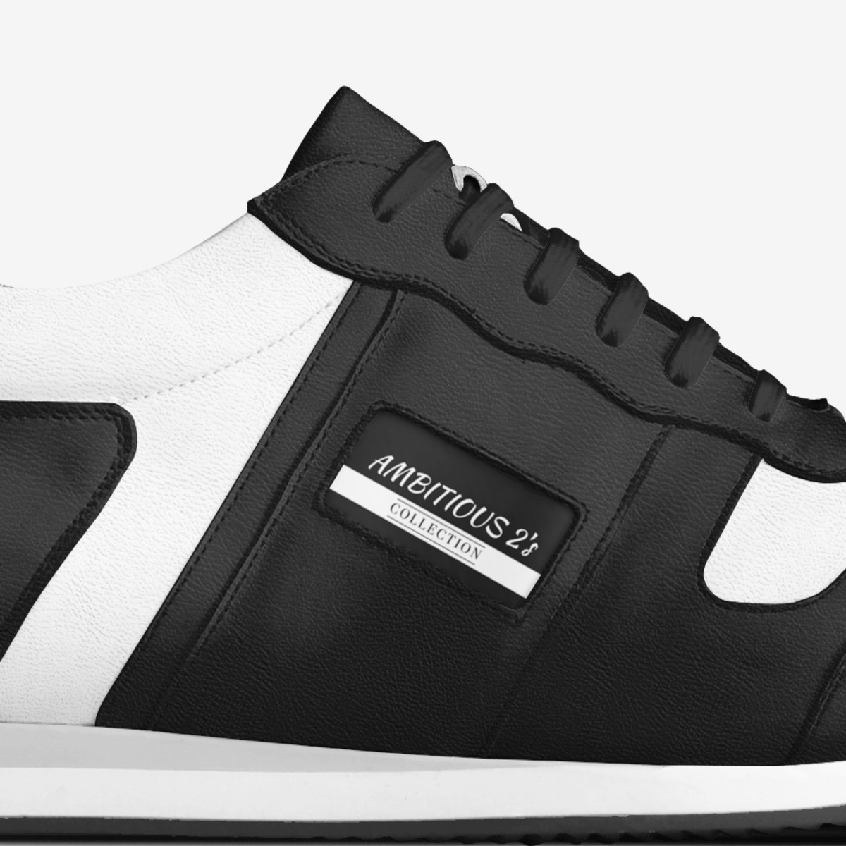 AMBITIOUS 2's custom made in Italy shoes by Sedric Mcgee | Detail view