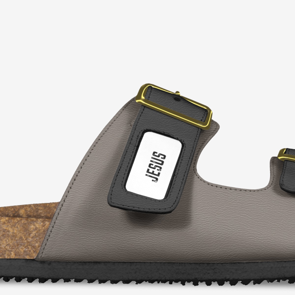 WW Jesus Sandals custom made in Italy shoes by David | Detail view