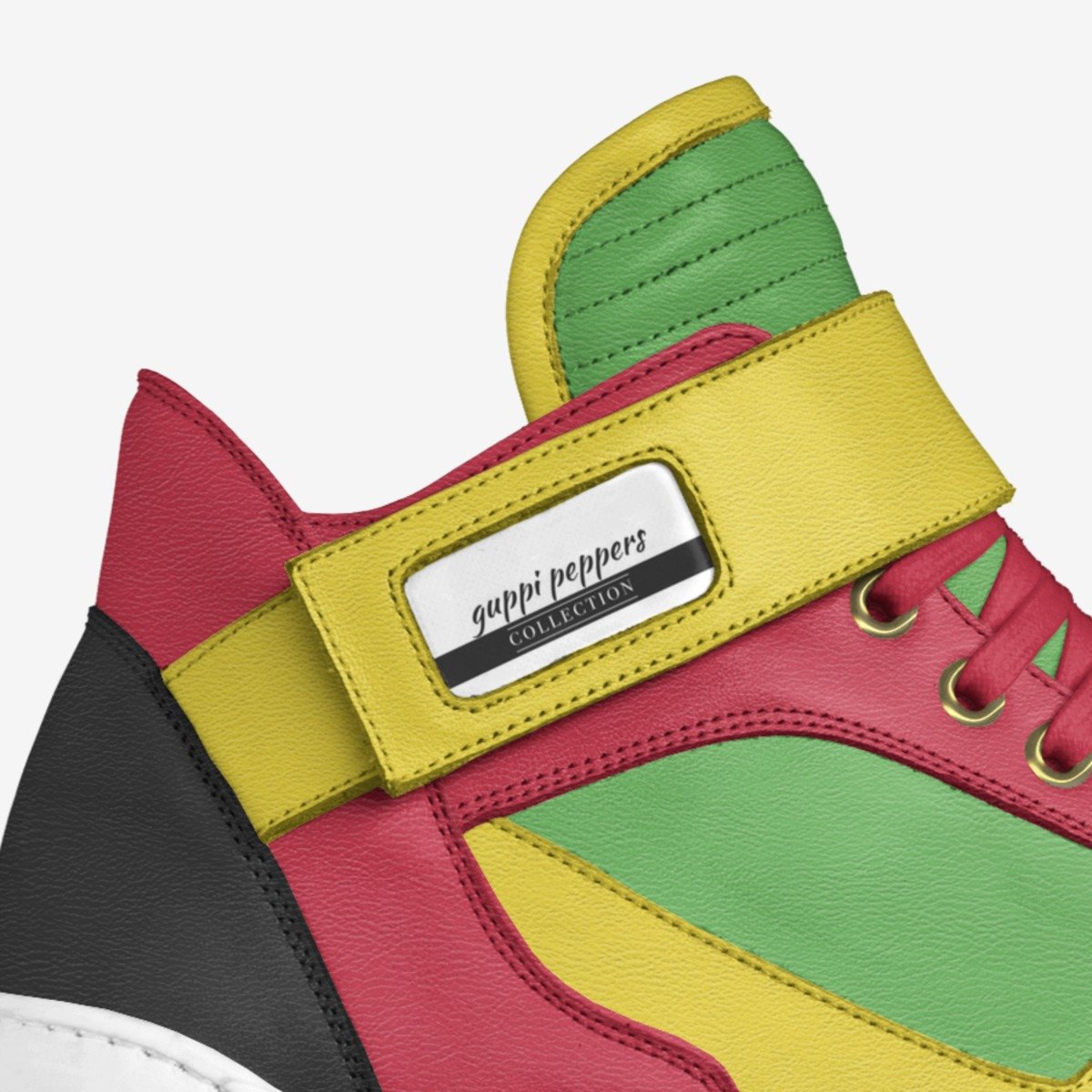 guppi peppers custom made in Italy shoes by Brady Oxborrow | Detail view