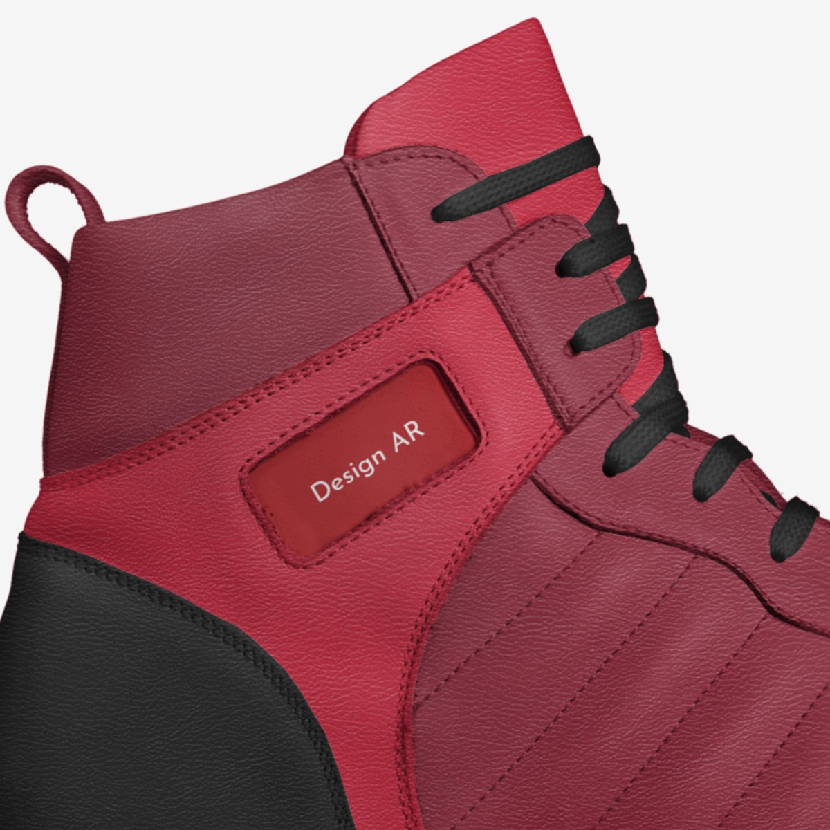 Design AR custom made in Italy shoes by Sam Stine | Detail view