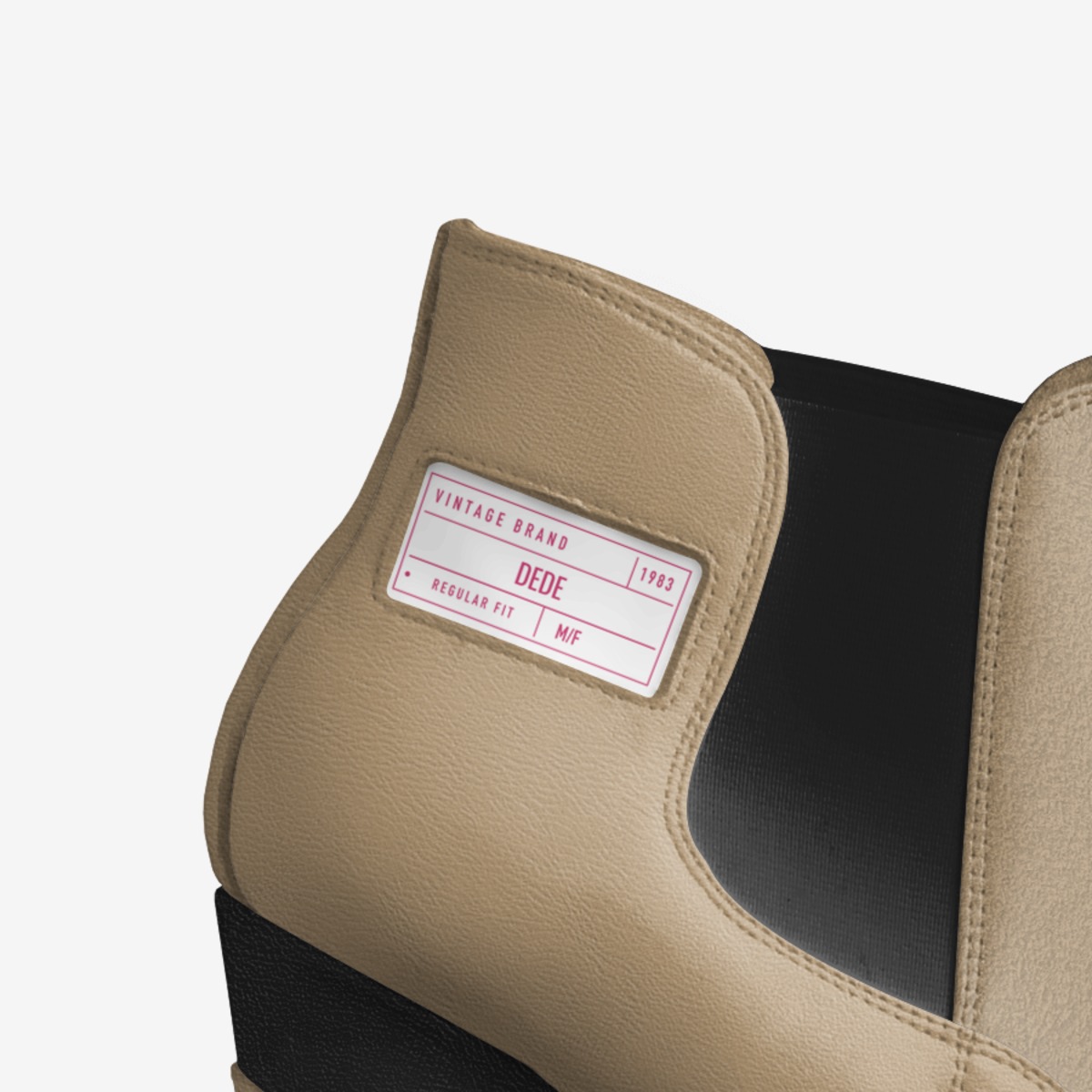 Dede custom made in Italy shoes by Deasia Watkins | Detail view