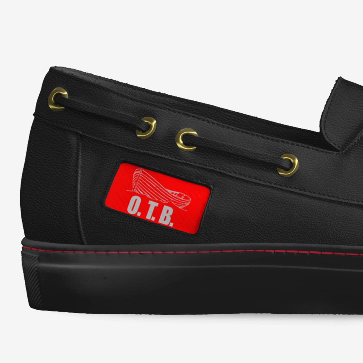 OTB custom made in Italy shoes by Jermaine Donaldson | Detail view