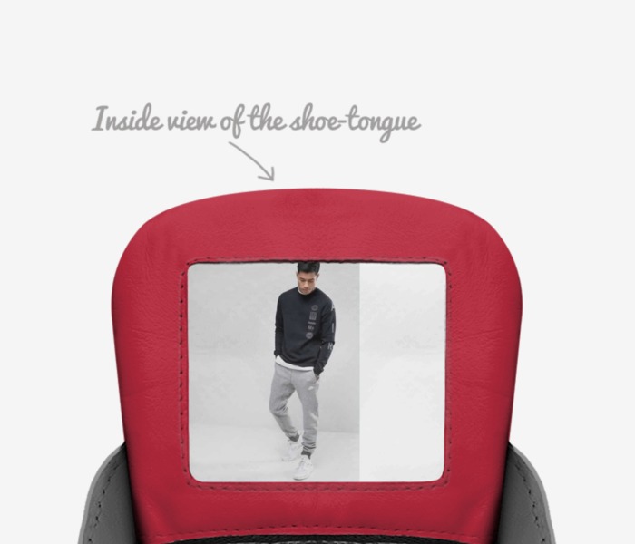 Adil custom made in Italy shoes by Ahmed Al Shehri | Tongue view