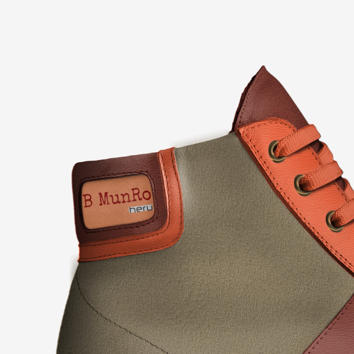 B Munro custom made in Italy shoes by Brooklynne Munro | Detail view