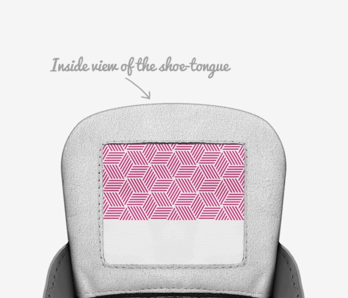Unique2lyfe-Shoez custom made in Italy shoes by Mary Kelson | Tongue view