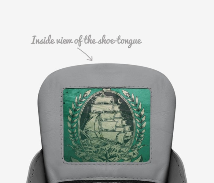 DGBG custom made in Italy shoes by Andre A Rangel Jr | Tongue view