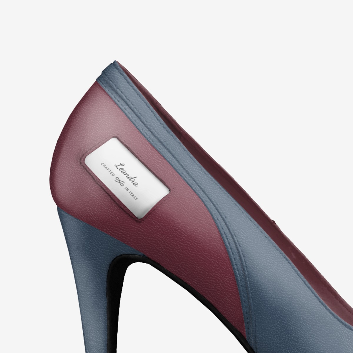 Leandra custom made in Italy shoes by Connor Olson | Detail view
