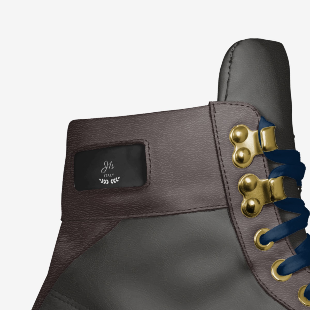 J1s custom made in Italy shoes by Jude Sweet | Detail view