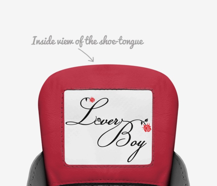Lover Boy custom made in Italy shoes by Jose Nicolas | Tongue view