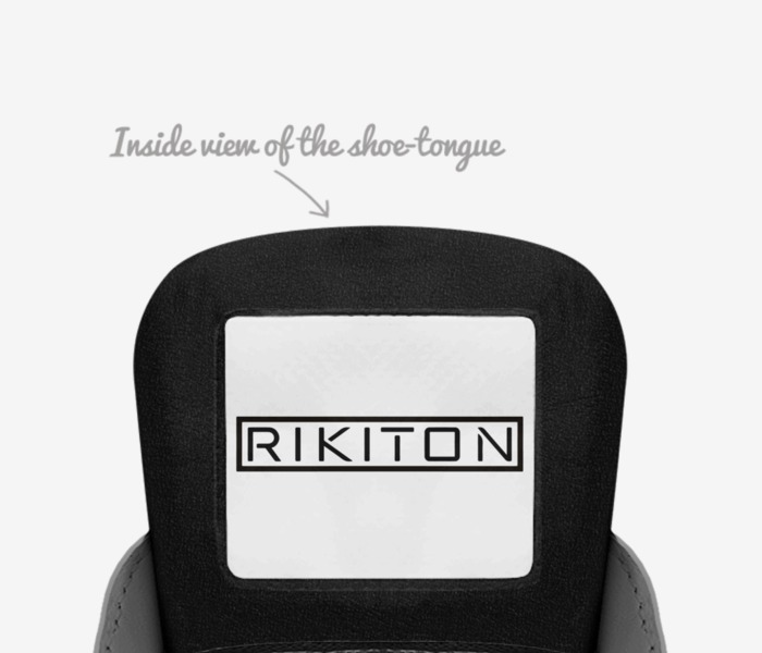 Rikiton custom made in Italy shoes by Ricardo Gonzalez | Tongue view