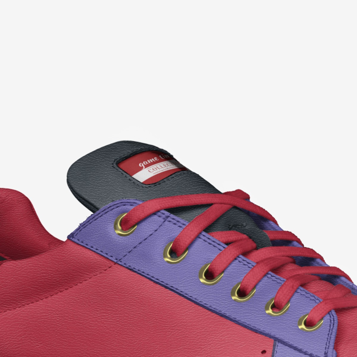 game time custom made in Italy shoes by Javonne | Detail view