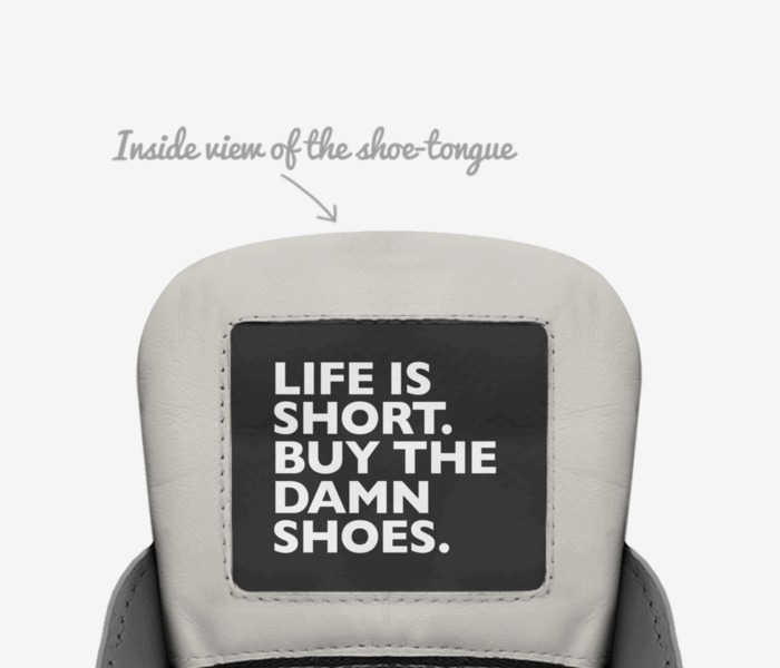 Pds custom made in Italy shoes by Praise Dasaolu | Tongue view
