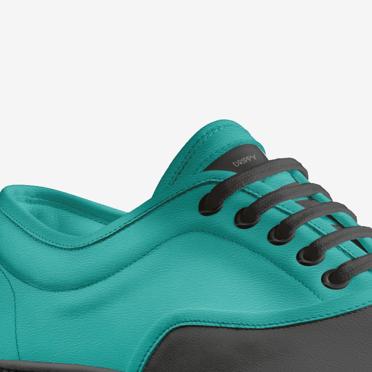 Drippy custom made in Italy shoes by Thealynn Riley | Detail view