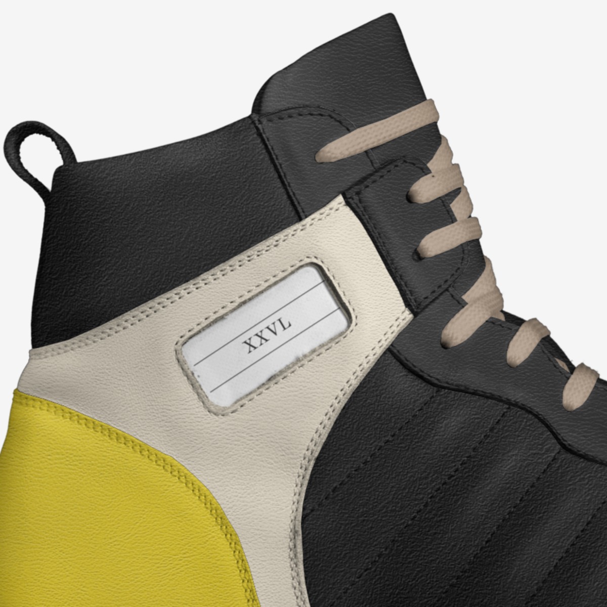 XXVL custom made in Italy shoes by Tyrone Vorakoumane | Detail view