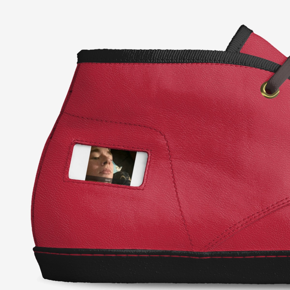 Lil scott custom made in Italy shoes by Jesse Cody | Detail view