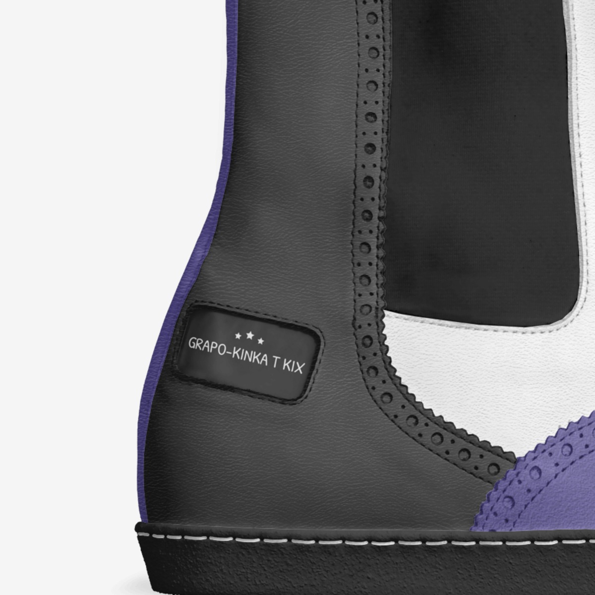 Grapo-Kinka T Kix custom made in Italy shoes by Kinka T Kix | Detail view