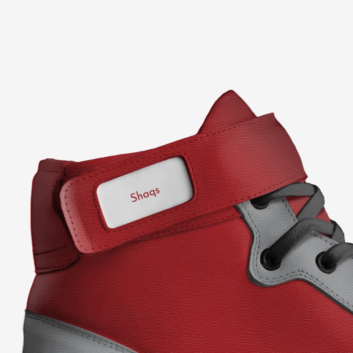 Shaqs custom made in Italy shoes by Trey Bassett | Detail view