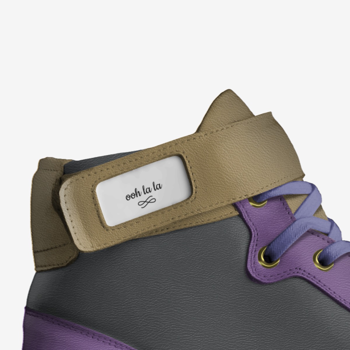 ooh la la custom made in Italy shoes by Clare M Palovcsik | Detail view