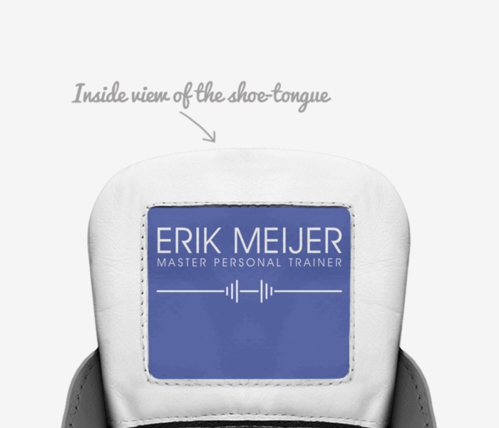 Crazy Dutchman custom made in Italy shoes by Erik Meijer | Tongue view