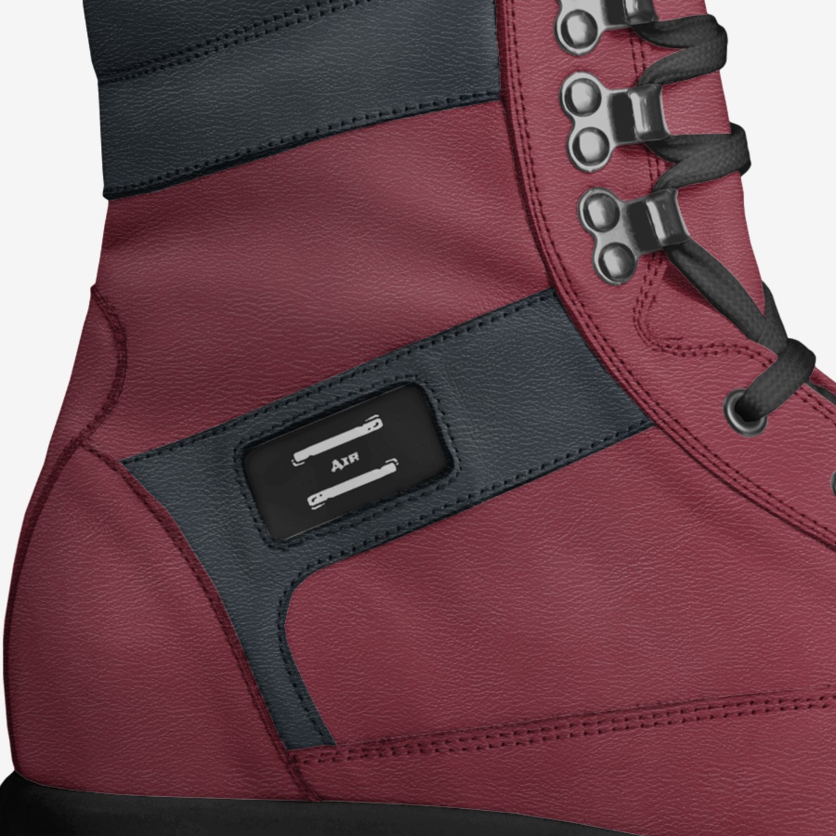 Air custom made in Italy shoes by Brandon Threat | Detail view