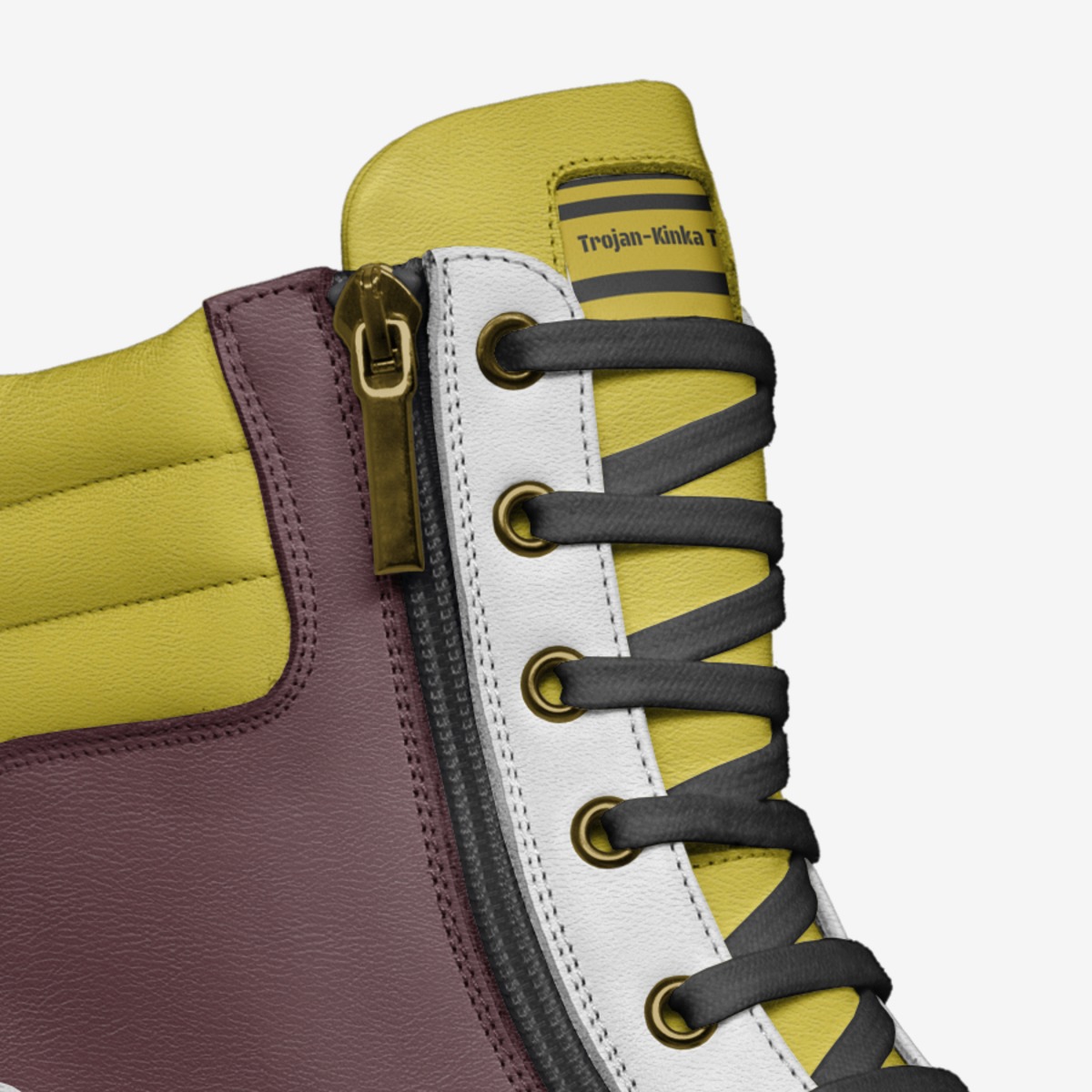 Trojan-Kinka T Kix custom made in Italy shoes by Kinka T Kix | Detail view