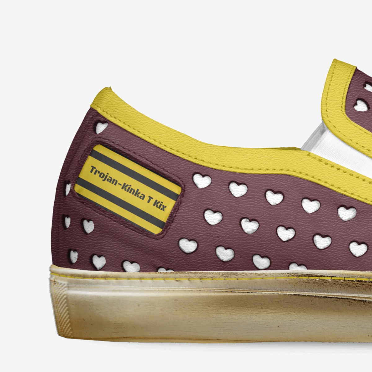 Trojan-Kinka T Kix custom made in Italy shoes by Kinka T Kix | Detail view