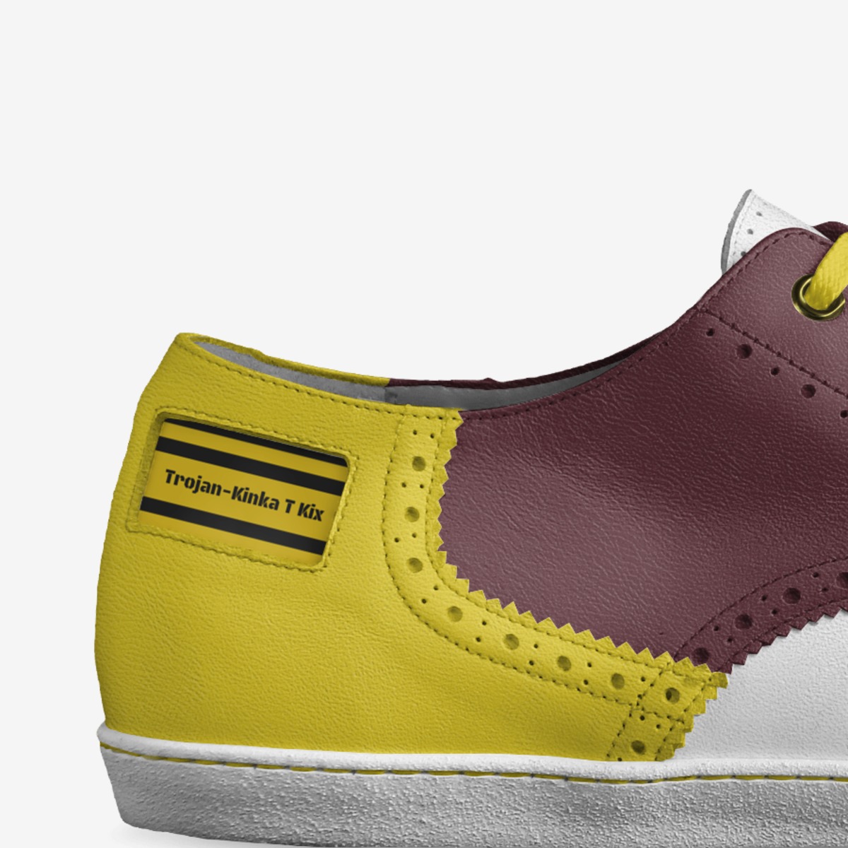 Trojan-Kinka T Kix custom made in Italy shoes by Kinka T Kix | Detail view