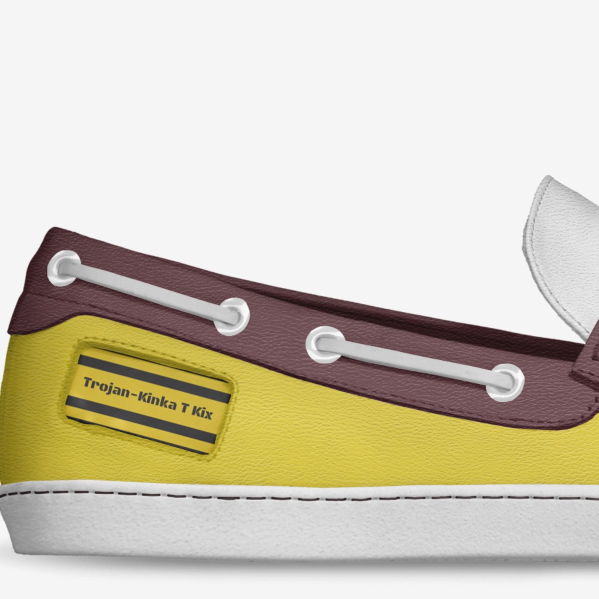 Trojan-Kinka T Kix custom made in Italy shoes by Kinka T Kix | Detail view